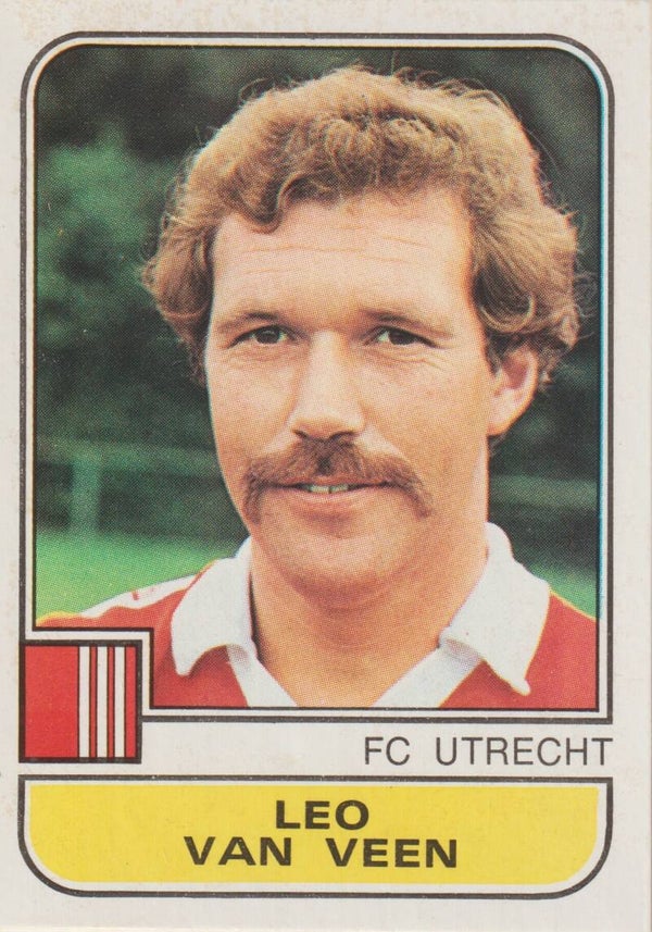 #317: Leo van Veen (FC Utrecht) - Panini Voetbal 82 (Eredivisie)
