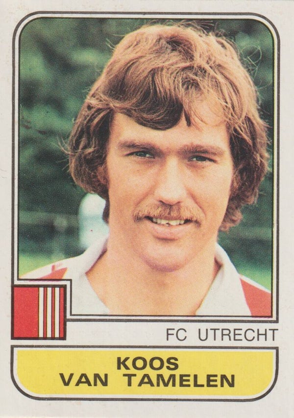 #321: Koos van Tamelen (FC Utrecht) - Panini Voetbal 82 (Eredivisie)