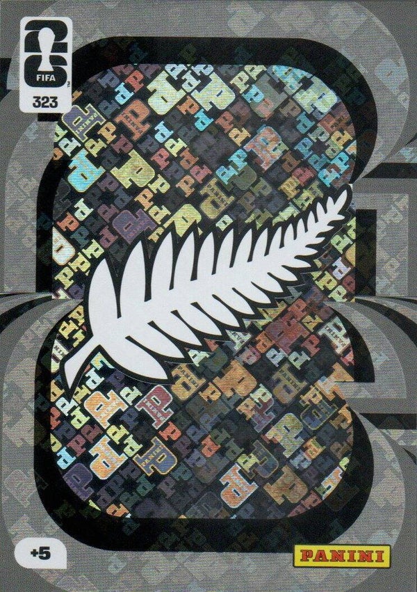 #323: Team Badge (New Zealand) - Panini FIFA World Cup 2026 Adrenalyn XL