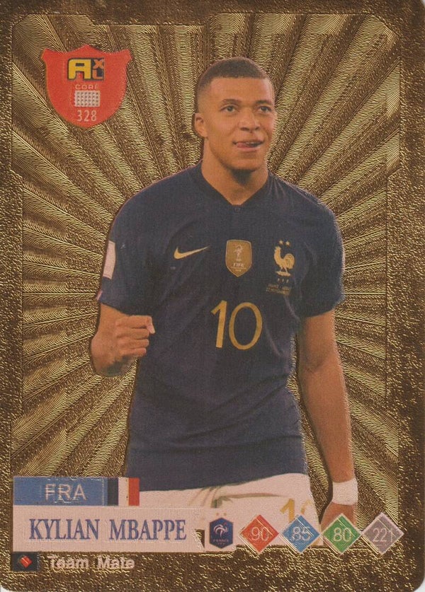 #328: KYLIAN MBAPPÉ (FRANCE) - WORLD FOOTBALL STARS AXL GOLD SERIES