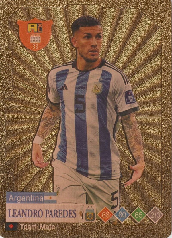 #33: LEANDRO PAREDES (ARGENTINA) - WORLD FOOTBALL STARS AXL GOLD SERIES