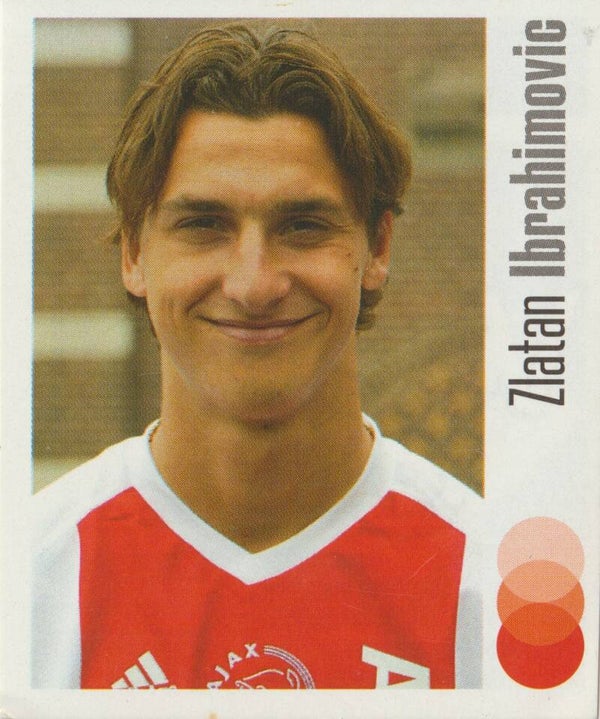 #39: Zlatan Ibrahimovic (Ajax) ROOKIE Panini Voetbal '04