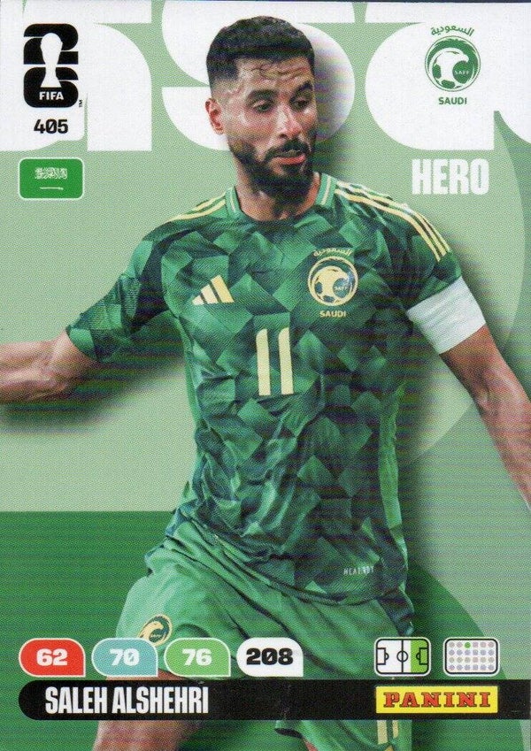 #405: Saleh Alshehri (KSA) - Panini FIFA World Cup 2026 Adrenalyn XL