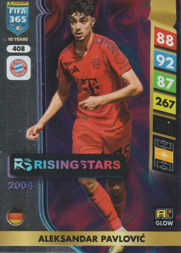#408: Aleksandar Pavlovic (FC Bayern München) - Panini FIFA 365 Adrenalyn XL 2025