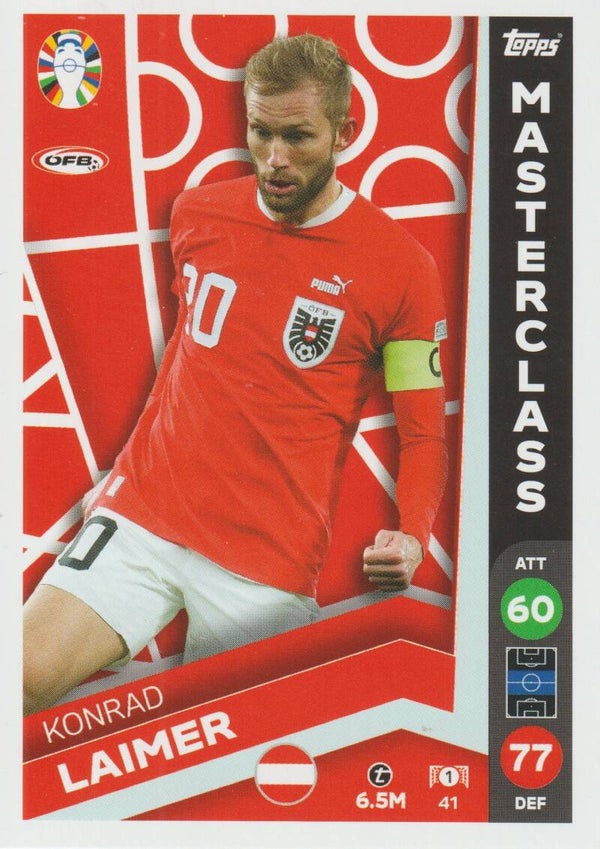 #41: KONRAD LAIMER (OOSTENRIJK) - TOPPS/LIDL MATCH ATTAX ALL STARS - UEFA EURO 2024 GERMANY