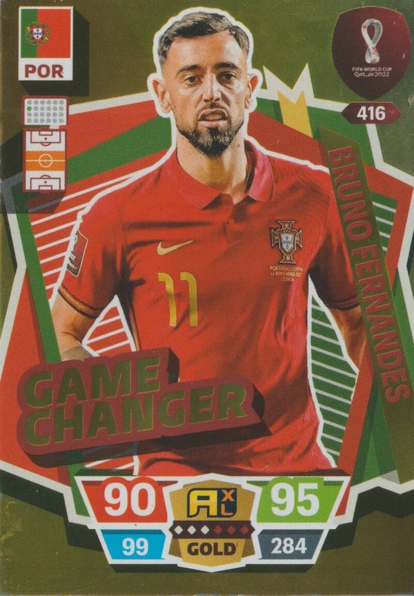 #416: Bruno Fernandes (Portugal) - PANINI ADRENALYN XL - FIFA WORLD CUP QATAR 2022