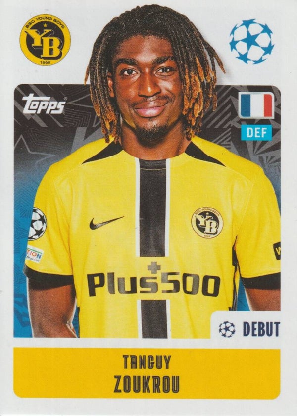 #435: Tanguy Zoukrou (BSC Young Boys) - Topps UEFA Champions League 2024/2025
