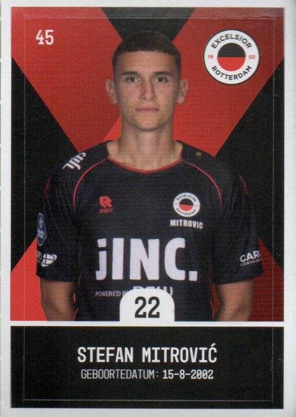 #45: Stefan Mitrovic (Excelsior Rotterdam) - Plus Eredivisie 2025/2026