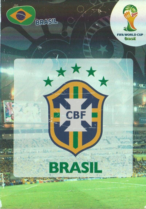 #46: Logo Brasil - PANINI ADRENALYN XL - FIFA WORLD CUP BRASIL 2014