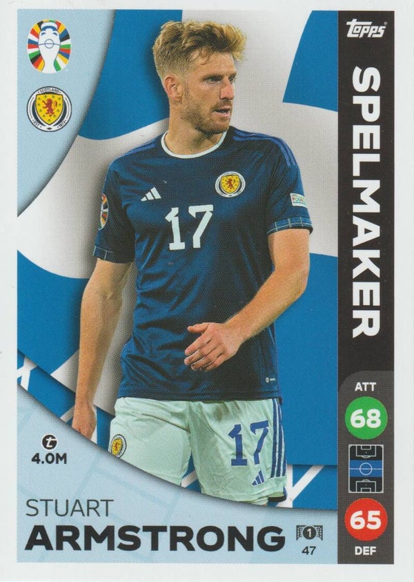 #47: STUART ARMSTRONG (SCHOTLAND) - TOPPS/LIDL MATCH ATTAX ALL STARS - UEFA EURO 2024 GERMANY