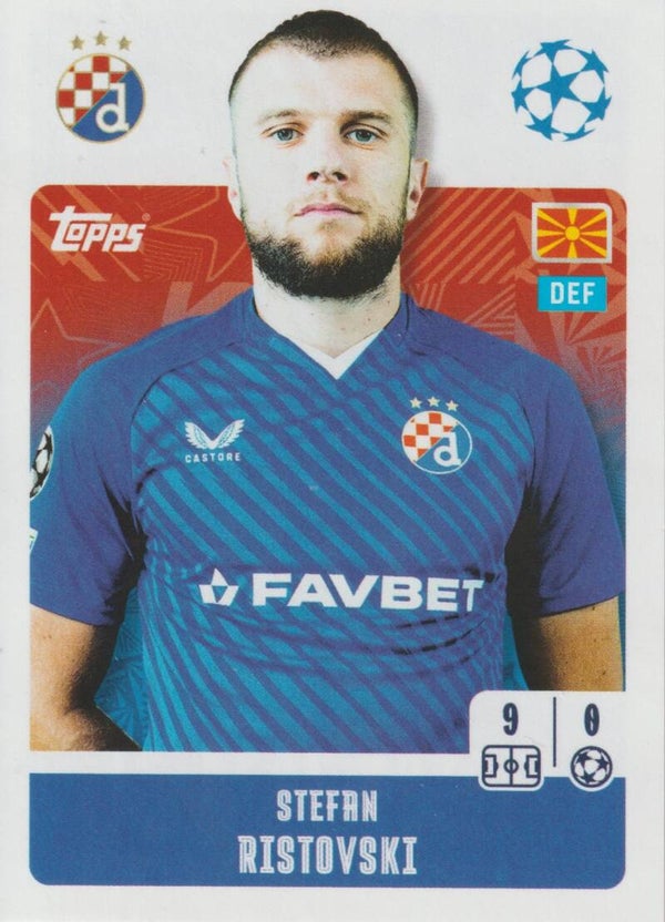 #470: Stefan Ristovski (GNK Dinamo Zagreb) - Topps UEFA Champions League 2024/2025