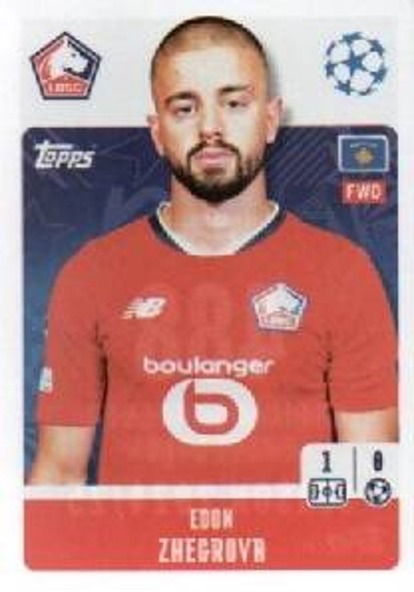 #488: Edon Zhegrova (LOSC Lille) - Topps UEFA Champions League 2024/2025