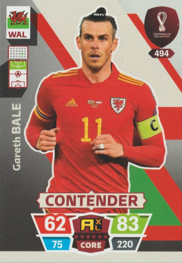 #494: Gareth Bale (Wales) - PANINI ADRENALYN XL - FIFA WORLD CUP QATAR 2022