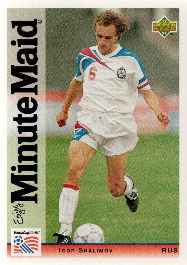 #7: Igor Shalimov (Rusland) - UpperDeck Minute Maid World Cup USA '94