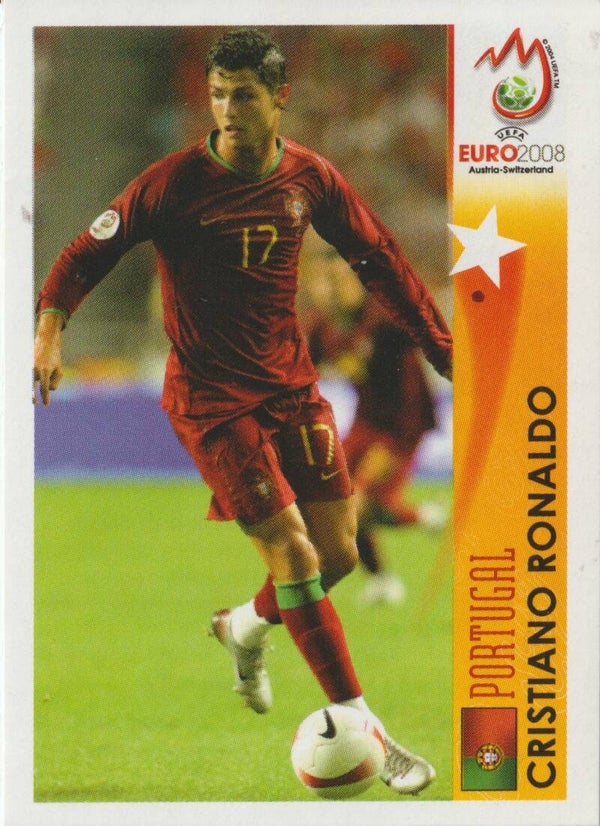 #509: Cristiano Ronaldo (Portugal) Panini UEFA Euro 2008 Austria/Switserland