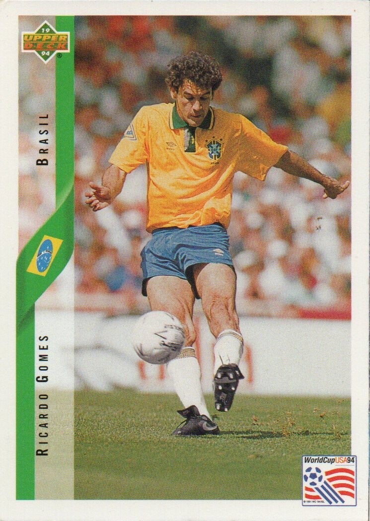 #53: Ricardo Gomes (Brazilië) - UpperDeck World Cup USA '94