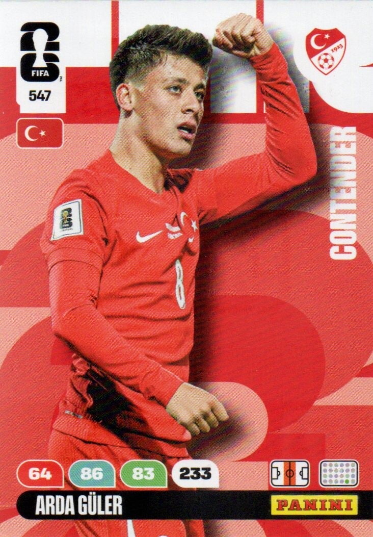 #547: Arda Güler (Turkije) - Panini FIFA World Cup 2026 Adrenalyn XL