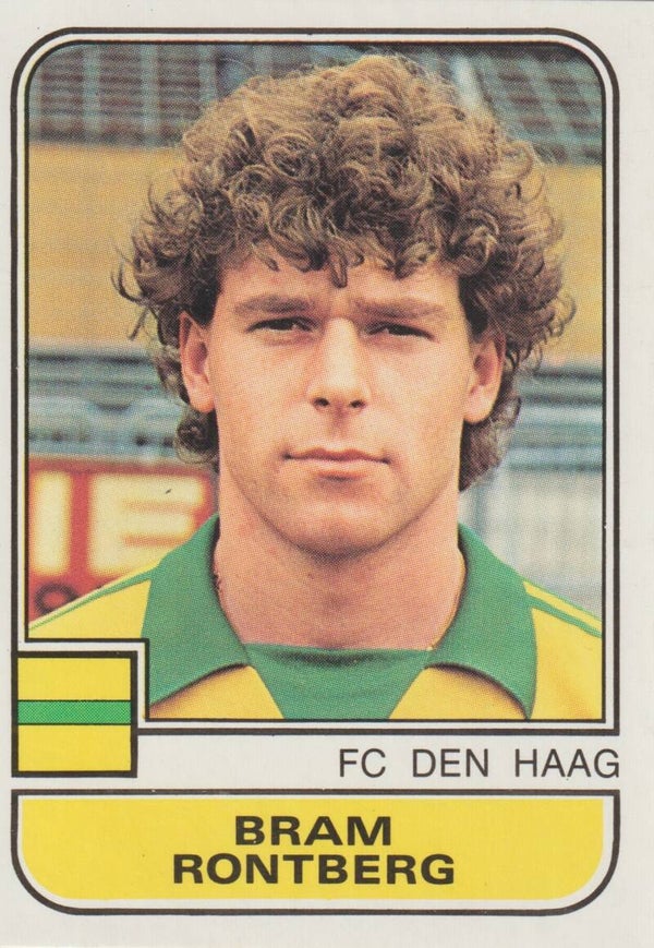 #54: Bram Rontberg (FC Den Haag) - Panini Voetbal 82 (Eredivisie)