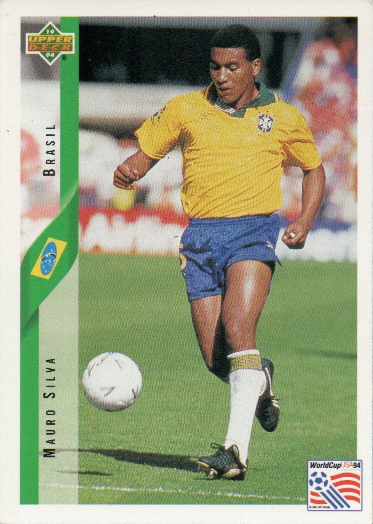 #55: Mauro Silva (Brazilië) - UpperDeck World Cup USA '94