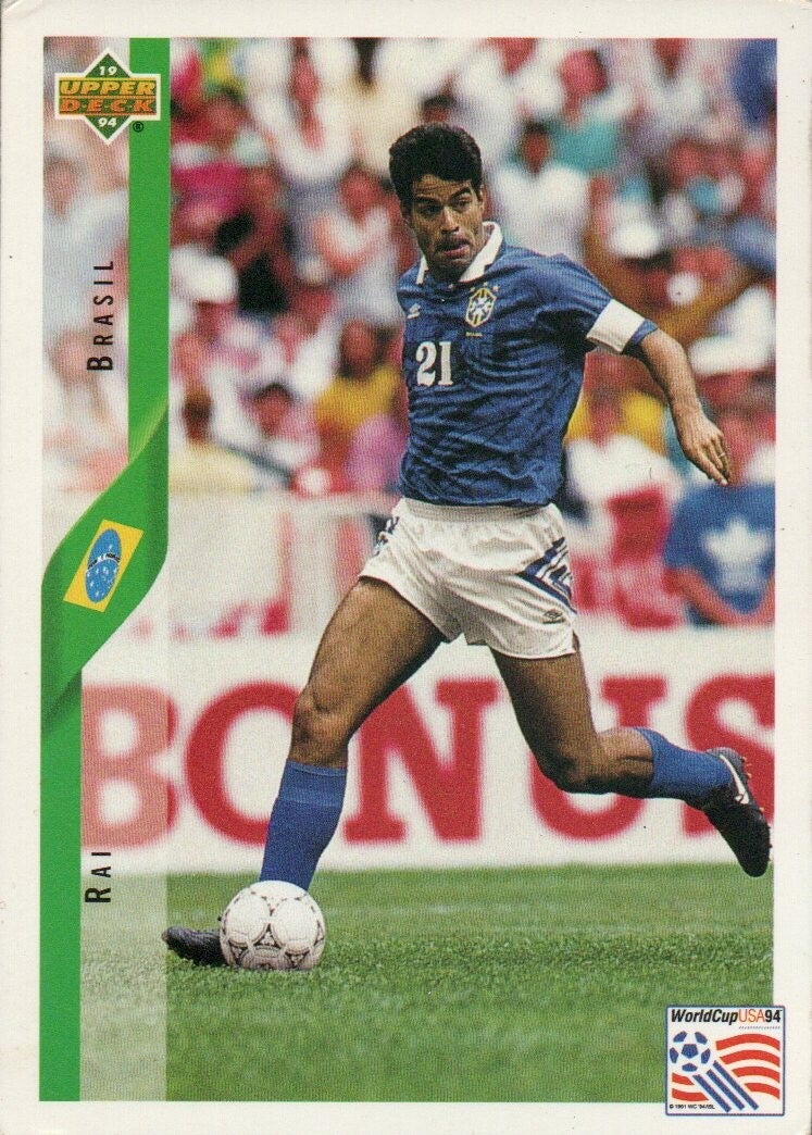 #56: Rai (Brazilië) - UpperDeck World Cup USA '94