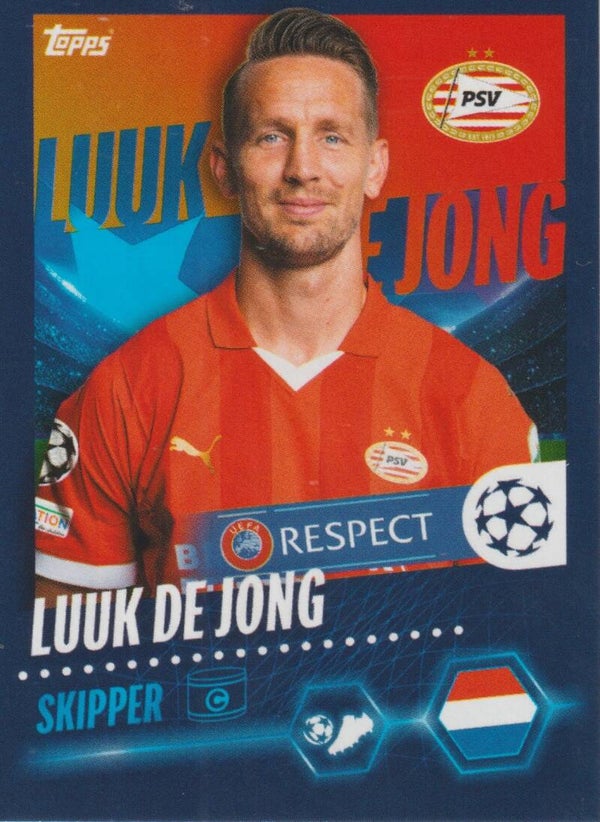 #593: Luuk de Jong (PSV) - Topps UEFA Champions League, season 2023/2024