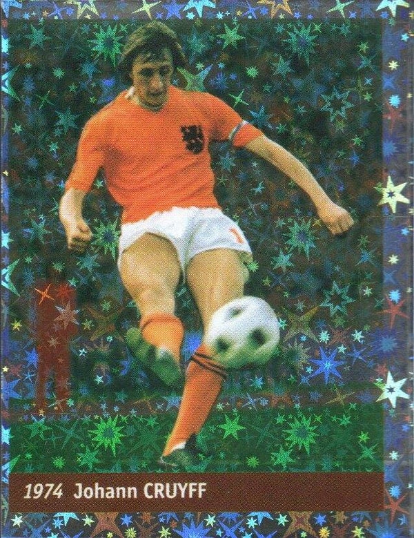 #6: Johan Cruyff (Nederland 1974) - DS Sticker Collections World Cup France 98