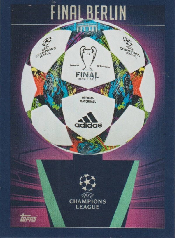 #650: Final Berlin - Ball - Topps UEFA Champions League, season 2023/2024
