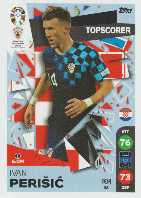 #68: IVAN PERISIC (KROATIË) - TOPPS/LIDL MATCH ATTAX ALL STARS - UEFA EURO 2024 GERMANY