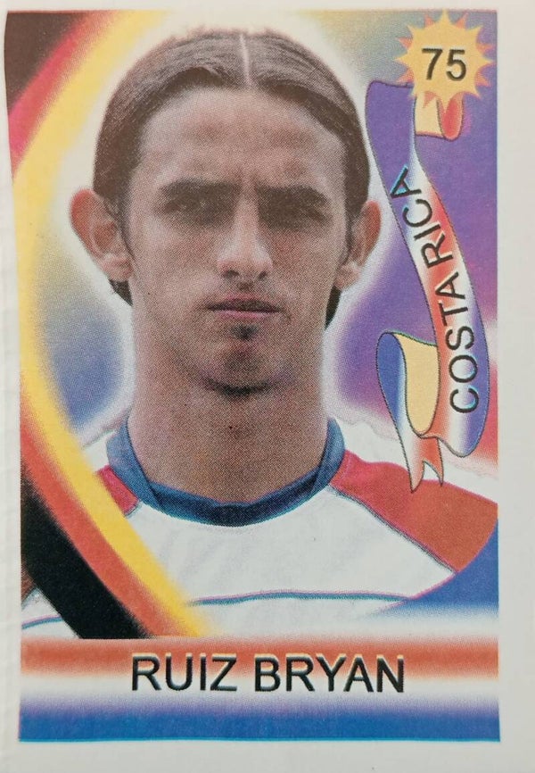 #75: Bryan Ruiz (Costa Rica) - Reyauca Viva El Mundial 2006 (WK Duitsland)