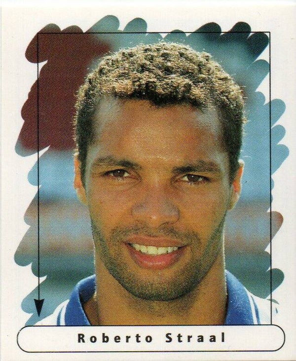 #75: Roberto Straal (SC Heerenveen) - Panini Voetbal PTT TeleCompetitie Junior Stickers 1995/1996