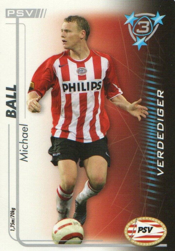 #08: Michael Ball (PSV Eindhoven) - Magic Box Int. All Stars Trading Card Game 2005/2006