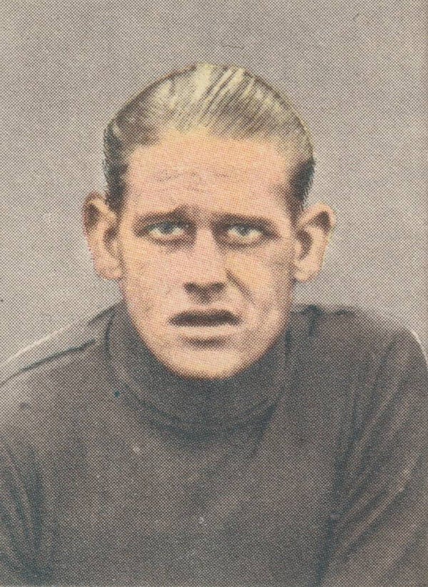 #82: T. Borgmeier (Zwolsche Boys, Zwolle) - Maple Leaf (1952) Voetbal Album: 100 Vooraanstaande Spelers