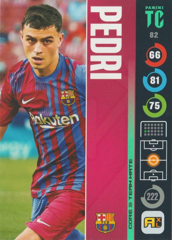 #82: Pedri (FC Barcelona) Panini Adrenalyn XL Topp Class 2022