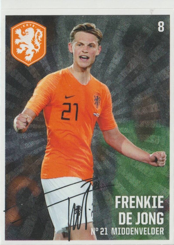 #8: Frenkie de Jong - Foil (Oranje) - AH EREDIVISIE 2019/2020