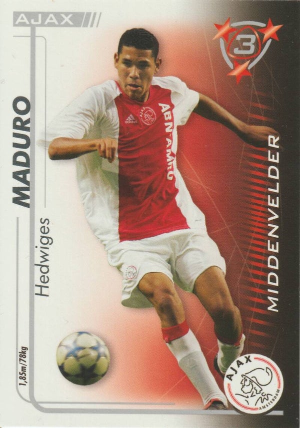 #08: Hedwiges Maduro (AJAX AMSTERDAM) - Magic Box Int. All Stars Trading Card Game 2005/2006