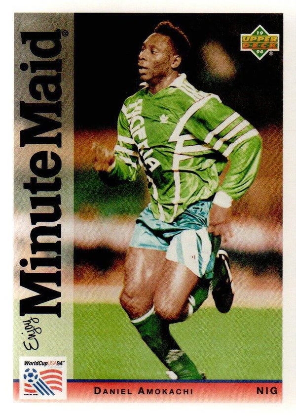 #9: Daniel Amokachi (Nigeria) - UpperDeck Minute Maid World Cup USA '94
