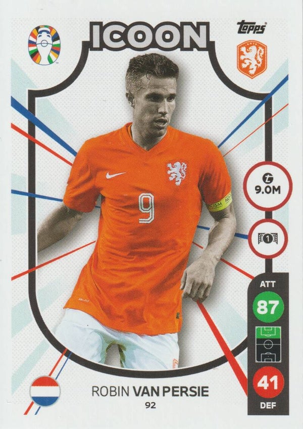 #92: ROBIN VAN PERSIE (NEDERLAND) - TOPPS/LIDL MATCH ATTAX ALL STARS - UEFA EURO 2024 GERMANY