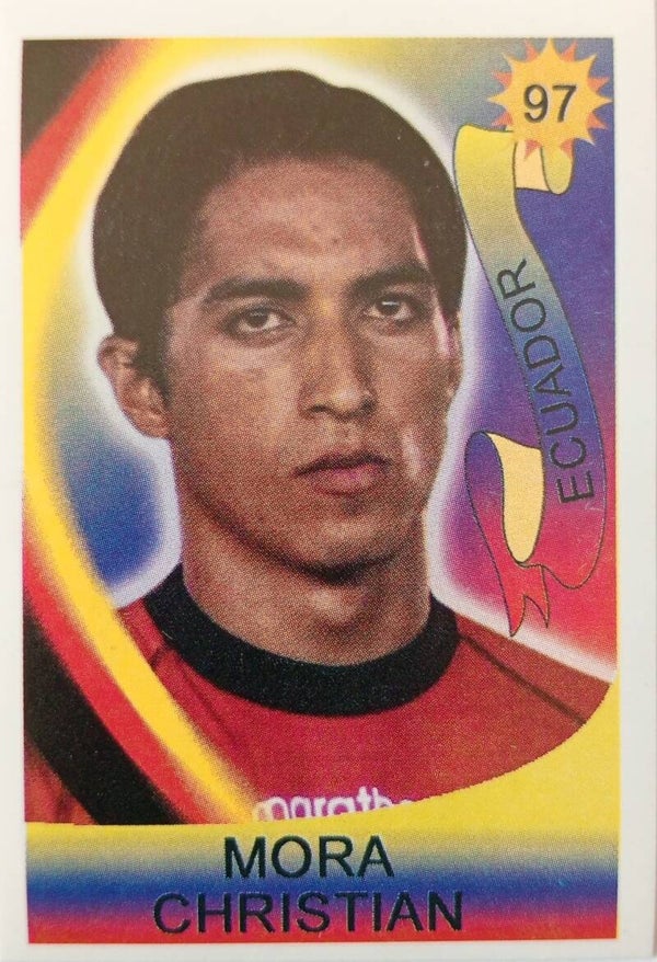 #97: Christian Mora (Ecuador) - Reyauca Viva El Mundial 2006 (WK Duitsland)