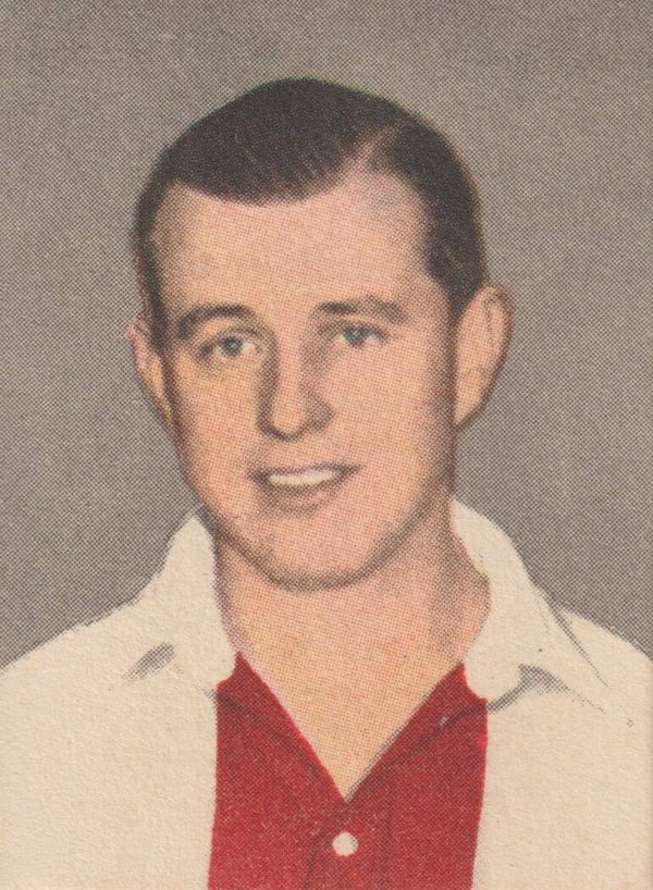 #97: H. Brokman (Ajax, Amsterdam) - Maple Leaf (1952) Voetbal Album: 100 Vooraanstaande Spelers