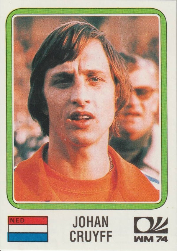 #89: Johan Cruijff (Nederland) - panini sonric's world cup story: WM 74