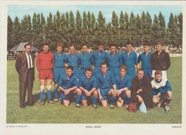 #11B: Roda Sport (Kerkrade) - ESSO A4 Elftalplaat Eerste Divisie B 1958/1959