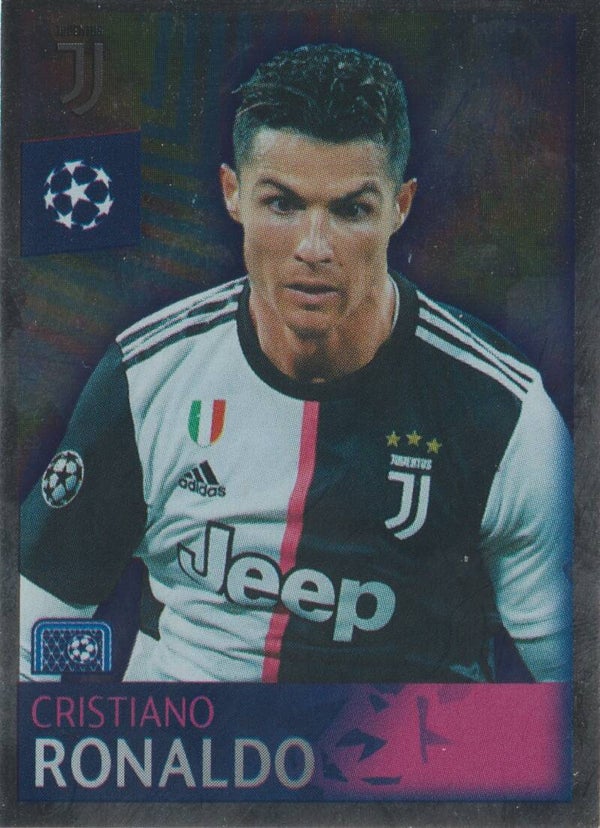 #215: Foil ~ Cristiano Ronaldo (Juventus) TOPPS UEFA CL 2019 / 2020