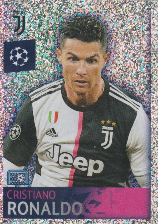 #215: Glitter ~ Cristiano Ronaldo (Juventus) TOPPS UEFA CL 2019 / 2020