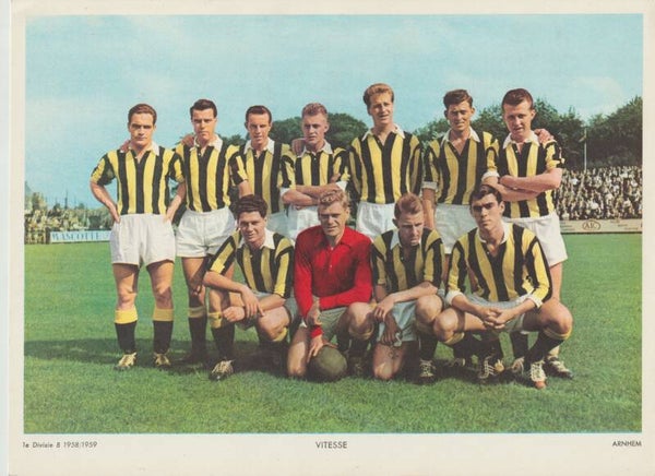 ESSO A4 Elftalplaat Eerste Divisie B 1958/1959: Vitesse (Arnhem)