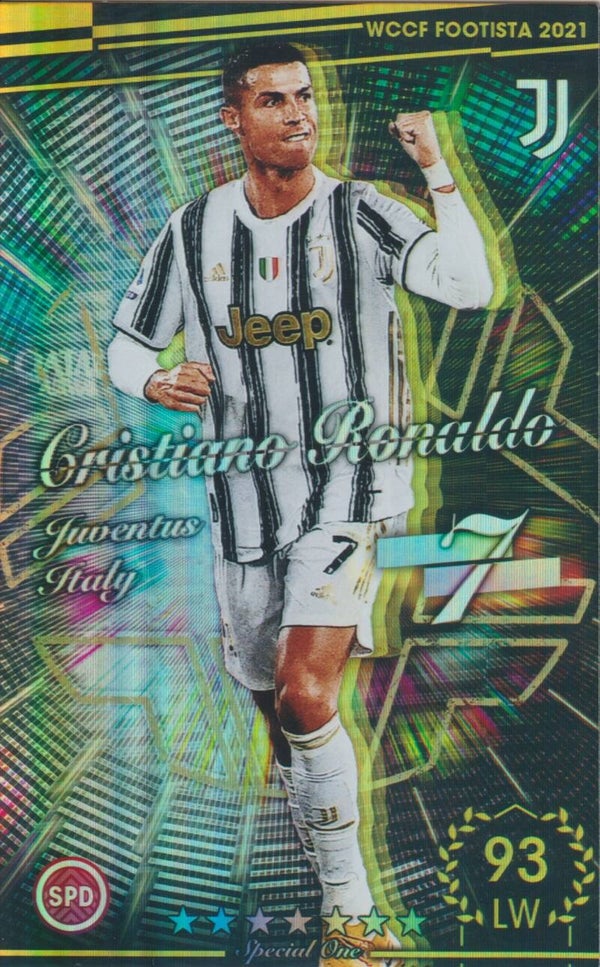 #F21(R): Cristiano Ronaldo (Juventus) Panini WCCF Footista 2021 / Special One