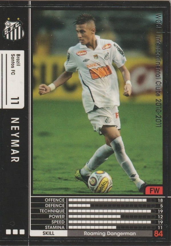Neymar Jr. - Panini WCCF Footista ~ Intercontinental Clubs 2010-2011 (ROOKIE)