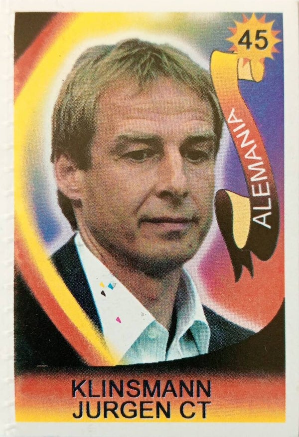 #45: Jurgen Klinsmann, Coach/Trainer (Alemania / Duitsland) - Reyauca Viva El Mundial 2006 (WK Duitsland)