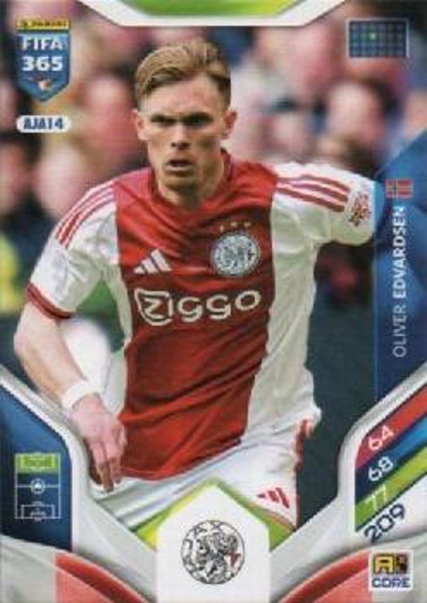 #AJA14: Oliver Edvardsen (Ajax) - Panini FIFA 365 Adrenalyn XL - World Top Clubs 2026