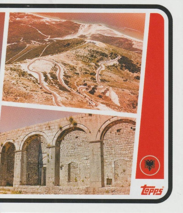 #ALB-P2: ALBANIA LANDMARK - TOPPS UEFA EURO 2024 GERMANY
