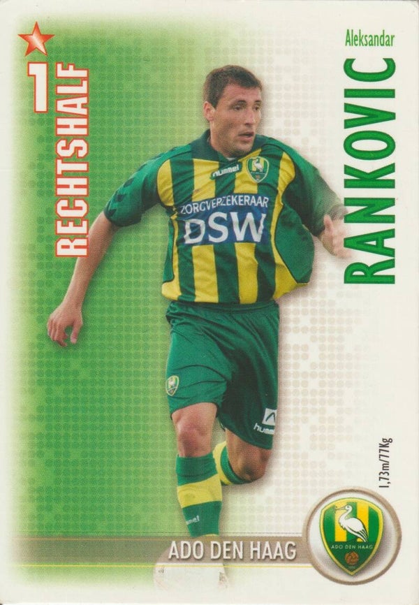 #11: Aleksandar Rankovic (ADO Den Haag) Rechtshalf *